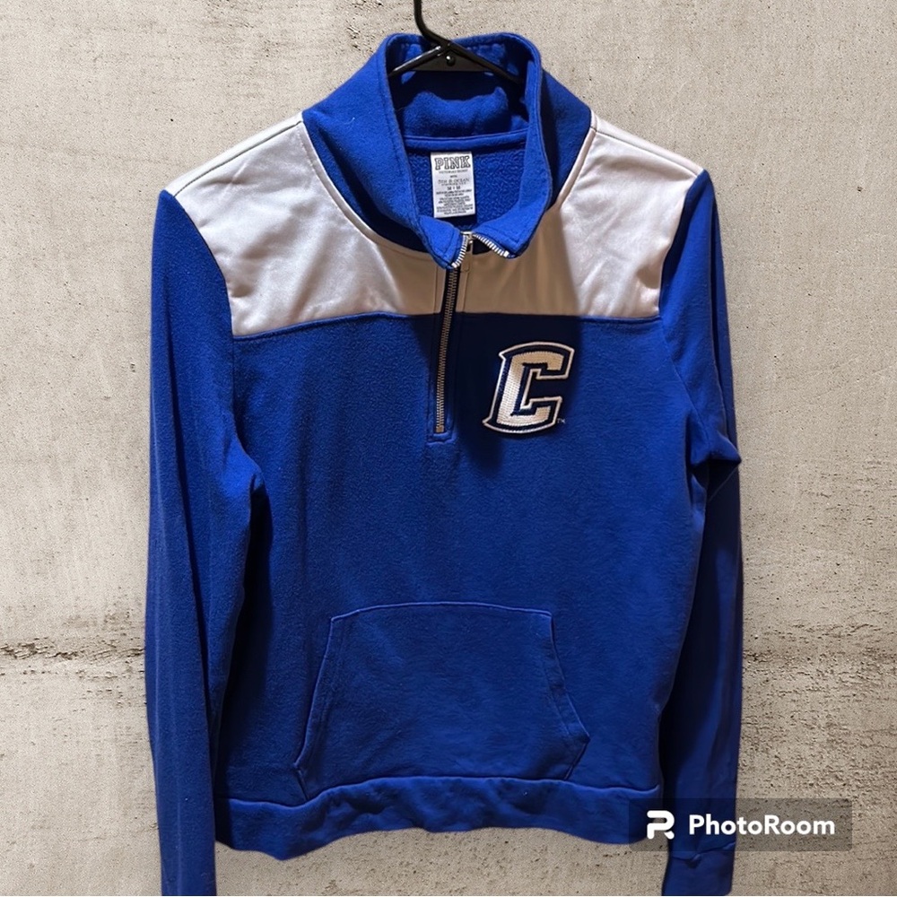 Pink Victoria Secret Creighton Quarter Zip